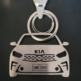 Personalized Car Keychain | Name & Number Personalized | USA - Foundation Gift