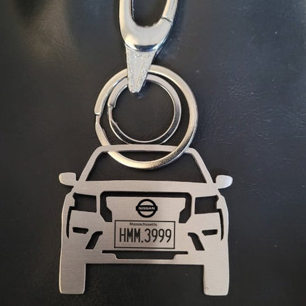Personalized Car Keychain | Name & Number Personalized | USA - Foundation Gift