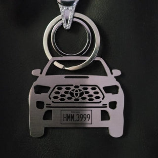 Personalized Car Keychain | Name & Number Personalized | USA - Foundation Gift