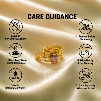 Radiant Halo Birthstone Ring - Foundation Gift