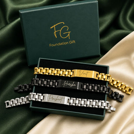 Regal Chain Personalised Bracelet - Foundation Gift