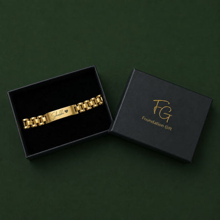 Regal Chain Personalised Bracelet - Foundation Gift