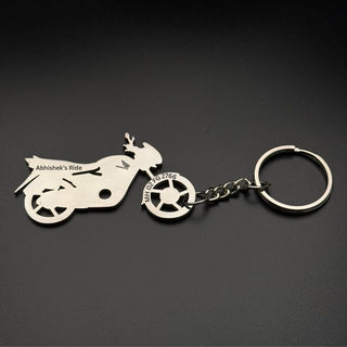 Personalised Bike Keychain |  Honda Shine 125