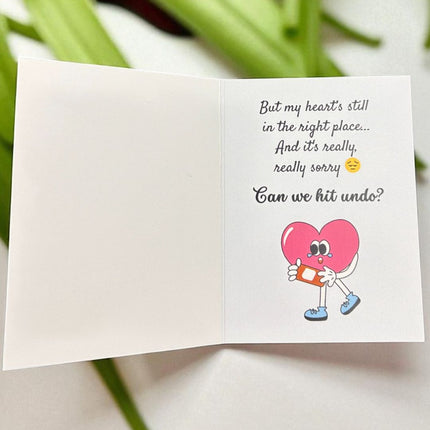 Sorry Card: Heartfelt Apology Gift - Foundation Gift