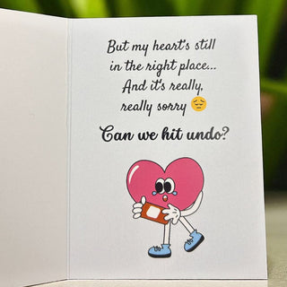 Sorry Card
