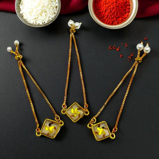Swastik Rakhi - Handmade Custom Festival Gift - Foundation Gift