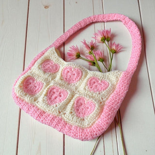 Sweetheart Stitch Crochet Bag: Handmade Gift - Foundation Gift