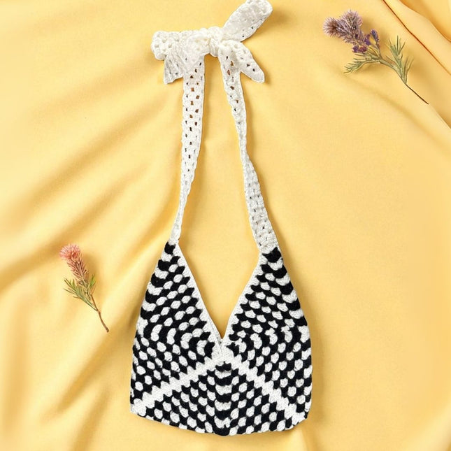 The Bow Bag: Handmade Crochet Essential Bag - Foundation Gift