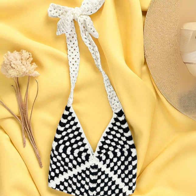 The Bow Bag: Handmade Crochet Essential Bag - Foundation Gift