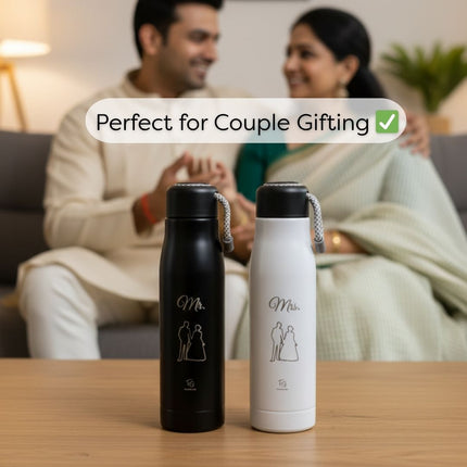 The Ultimate Couple Essentials Combo – Bracelets + Bottles - Foundation Gift