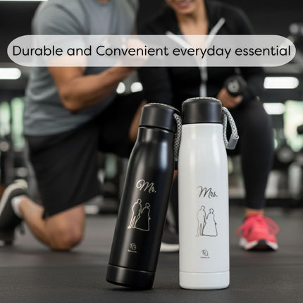 The Ultimate Couple Essentials Combo – Bracelets + Bottles - Foundation Gift