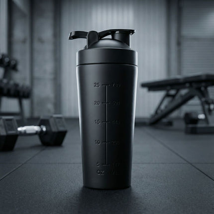 TitanFlow Protein Shaker Bottle | Stainless Steel - Foundation Gift