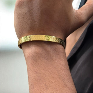Weave Kada - Best Gold Kada For Men - Foundation Gift