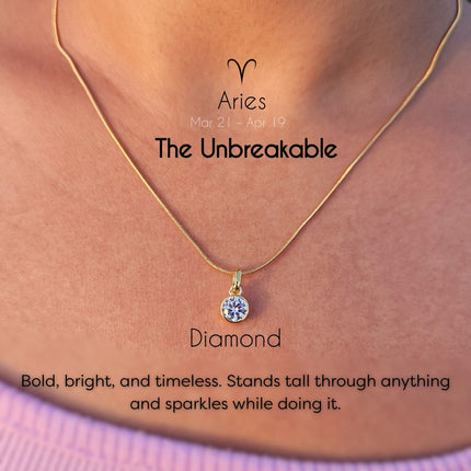 Zodiac Birthstone Necklace - Thoughtful Gift For Her - Foundation Gift