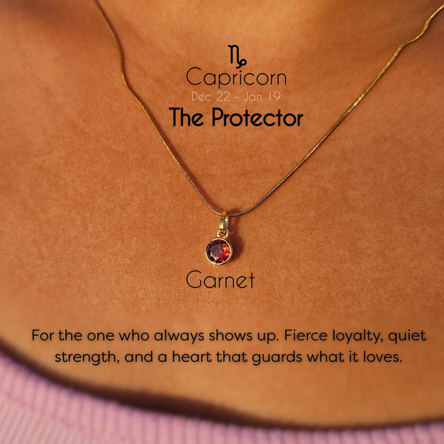 Zodiac Birthstone Necklace - Thoughtful Gift For Her - Foundation Gift