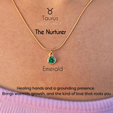 Zodiac Birthstone Necklace - Thoughtful Gift For Her - Foundation Gift