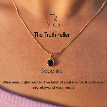 Zodiac Birthstone Necklace - Thoughtful Gift For Her - Foundation Gift