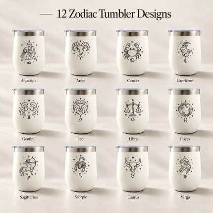 Zodiac Tumbler For Coffee Lover - Foundation Gift