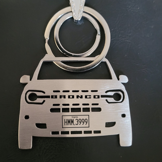 Personalized Car Keychain | Name & Number Personalized | USA - Foundation Gift