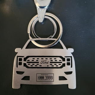 Personalized Car Keychain | Name & Number Personalized | USA - Foundation Gift