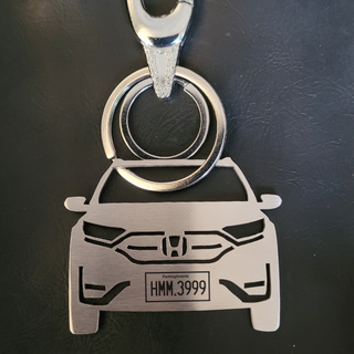 Personalized Car Keychain | Name & Number Personalized | USA - Foundation Gift