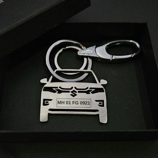 Personalised Car Keychain | Maruti Suzuki Brezza New