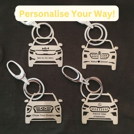 Personalised Car Keychain – Foundation Gift
