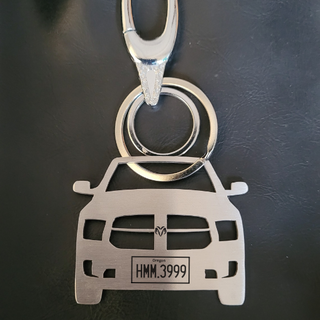 Personalized Car Keychain | Name & Number Personalized | USA - Foundation Gift